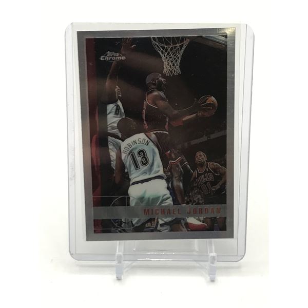 1998 TOPPS CHROME MICHAEL JORDAN TRADING CARD