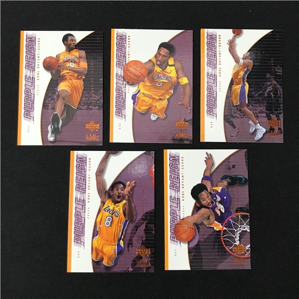 LOT OF 5 KOBE BRYANT TRADING CARDS