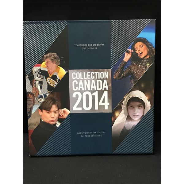 COLLECTION CANADA 2014 STAMP COLLECTION IN PRESENTATION BOOKLET