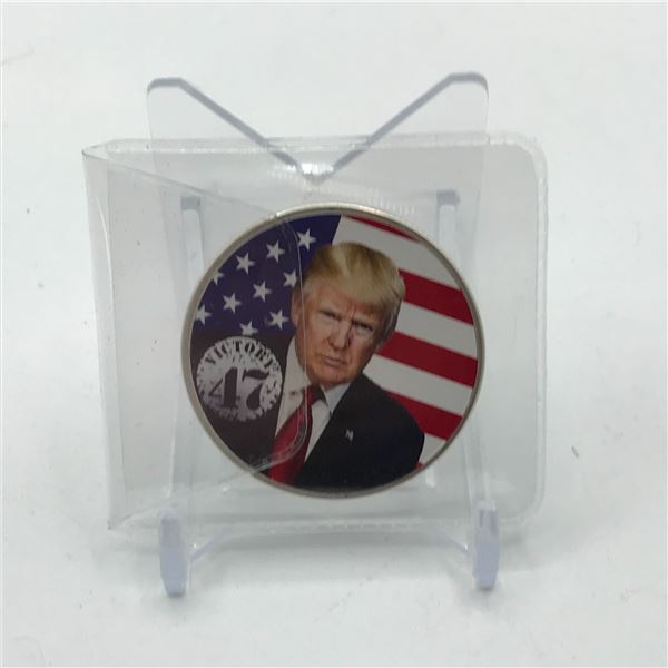 1OZ SILVER WITH DONALD TRUMP DESIGN
