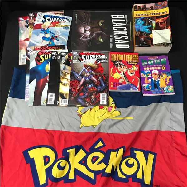 COLLECTION OF BOOKS AND COMICS