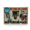 Image 1 : 1967 TOPPS HOME RUN LEADERS 4 PLAYER BASEBALL TRADING CARD