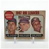 Image 1 : 1967 TOPPS RBI LEADERS 3 PLAYER BASEBALL TRADING CARD