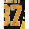 Image 2 : SIDNEY CROSBY SIGNED PITTSBURGH PENGUINS CUSTOM HOCKEY JERSEY - ELITE COA