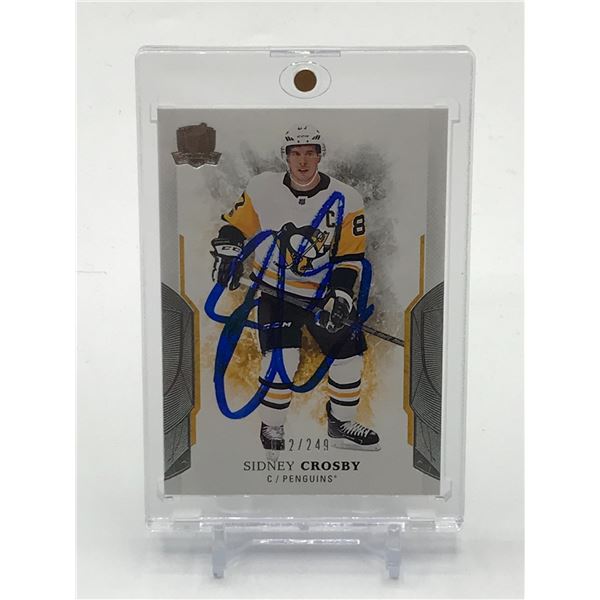 SIDNEY CROSBY SIGNED UPPER DECK THE CUP TRADING CARD 032/249