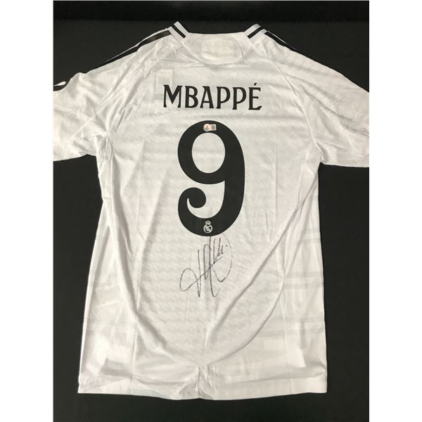 KYLIAN MBAPPE SIGNED REAL MADRID SOCCER JERSEY - BECKETT COA