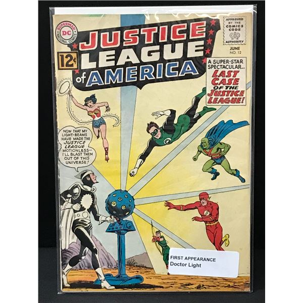 JUSTICE LEAGUE OF AMERICA #12 1ST APP DOCTOR LIGHT - DC COMICS