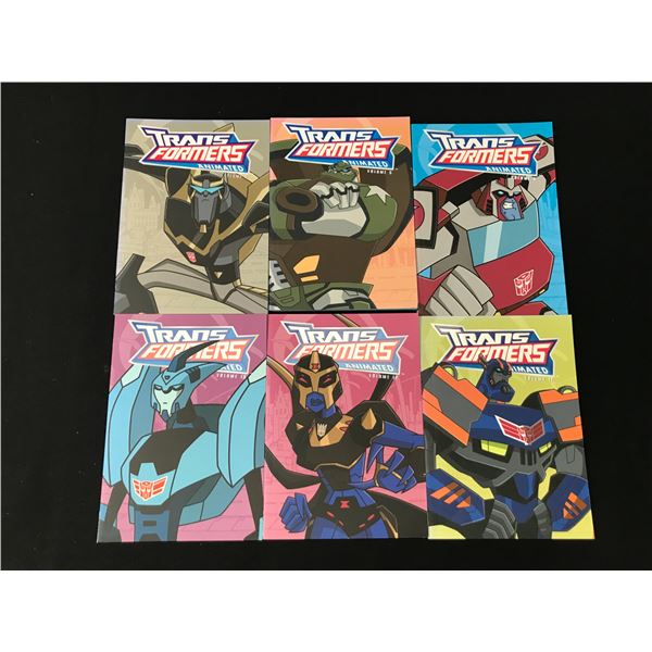 LOT OF 6 TRANSFORMERS ANIMATED COMICS