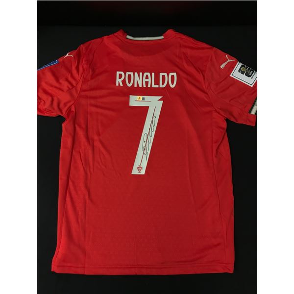 CRISTIANO RONALDO SIGNED PORTUGAL JERSEY - BECKETT COA