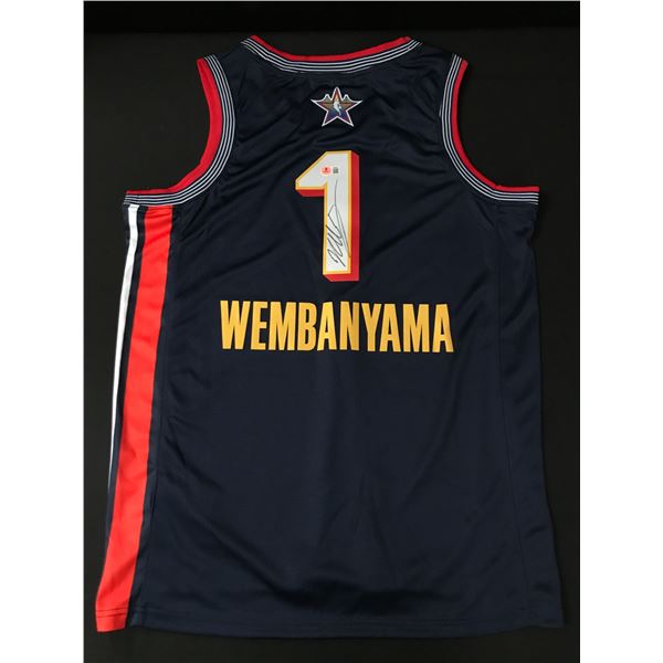 VICTOR WEMBANYAMA SIGNED ALL STAR BASKETBALL JERSEY - BECKETT COA