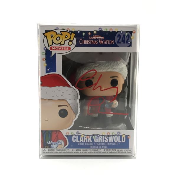 CHEVY CHASE SIGNED CLARK GRISWOLD FUNKO POP - BECKETT COA