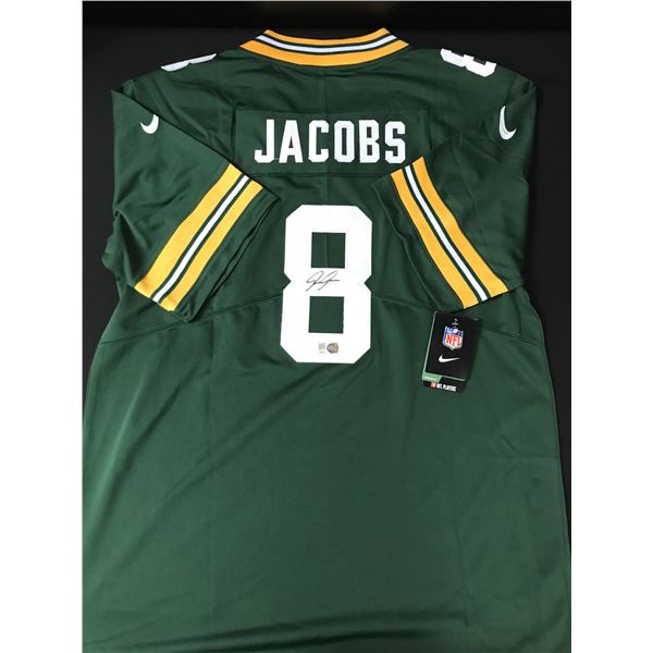 JOSH JACOBS SIGNED GREEN BAY PACKERS CUSTOM JERSEY - ELITE COA