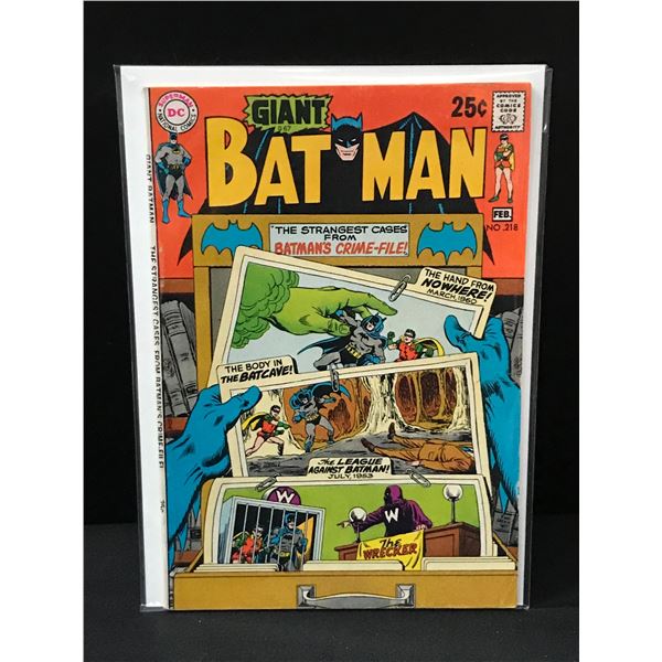 BATMAN #218 - DC COMICS