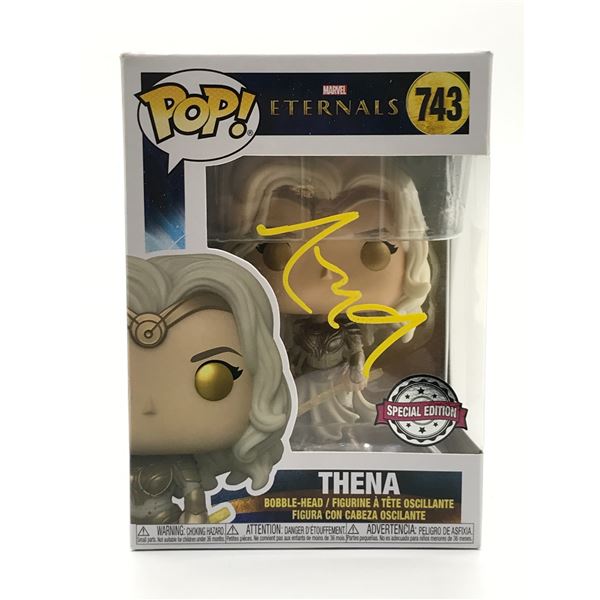 ANGELINA JOLIE SIGNED THENA FUNKO POP - KB COA
