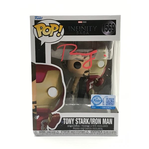 ROBERT DOWNEY JR SIGNED IRON MAN FUNKO POP - KB COA
