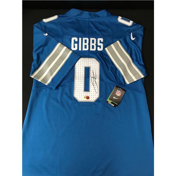 JAHMYR GIBBS SIGNED DETROIT LIONS CUSTOM JERSEY - ELITE COA