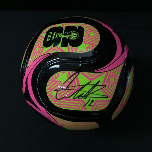 CHRISTINE SINCLAIR SIGNED FIFA WORLD CUP SOCCER BALL (WWOC COA)