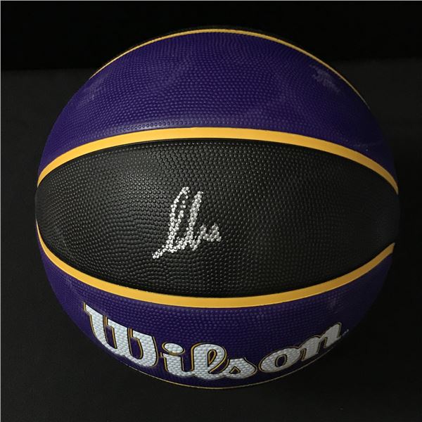 LUCA DONCIC SIGNED L A LAKERS BASKETBALL (ACE COA)