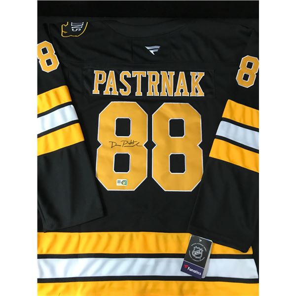 DAVID PASTRNAK SIGNED BOSTON BRUINS CUSTOM JERSEY - ELITE COA