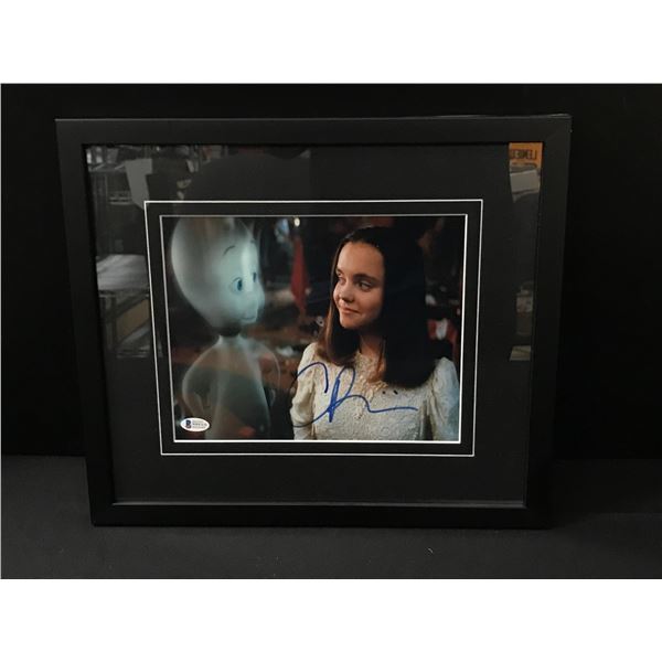 CHRISTINA RICCI SIGNED AND FRAMED CASPER 8X10 - BECKETT COA