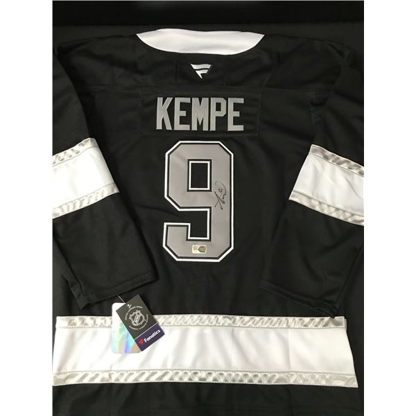 ADRIAN KEMPE SIGNED LOS ANGELES KINGS CUSTOM HOCKEY JERSEY - ELITE COA