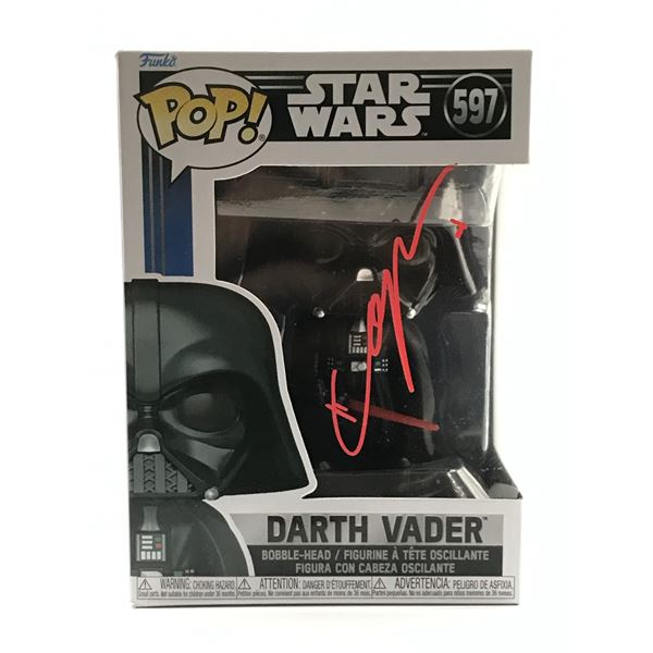 HAYDEN CHRISTENSEN SIGNED DARTH VADER STAR WARS FUNKO POP - WWOC COA