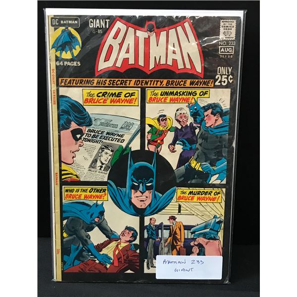 GIANT BATMAN #233 - DC COMICS