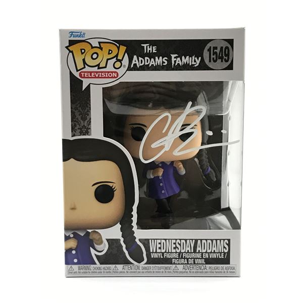 CHRISTINA RICCI SIGNED WEDNESDAY ADDAMS FUNKO POP - WWOC COA