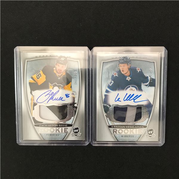LOT OF 2 THE CUP SIGNED ROOKIE TRADING CARDS