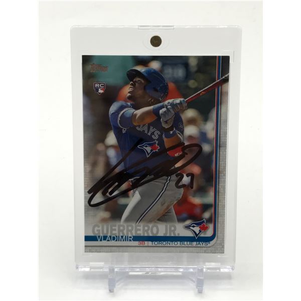 2019 TOPPS VLADIMIR GUERRERO JR SIGNED ROOKIE CARD