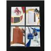 Image 1 : LOT OF 4 PATCH FOOTBALL TRADING CARDS