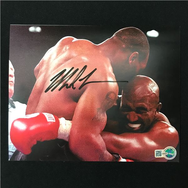 MIKE TYSON SIGNED 8X10 - WWOC COA