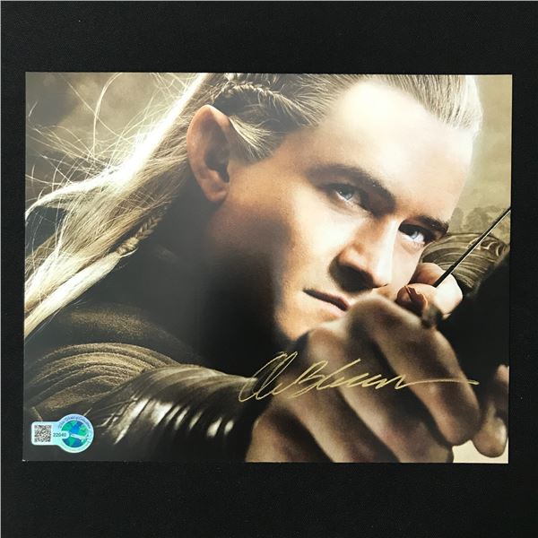 ORLANDO BLOOM SIGNED LORD OF THE RINGS 8X10 - WWOC COA