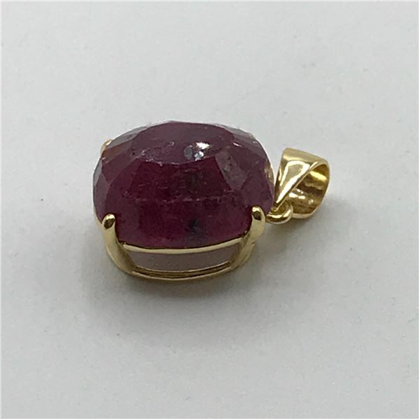 RUBY PENDANT 6.4CTS AA - JEWEL SCAN REPLACEMENT VALUE $4,842