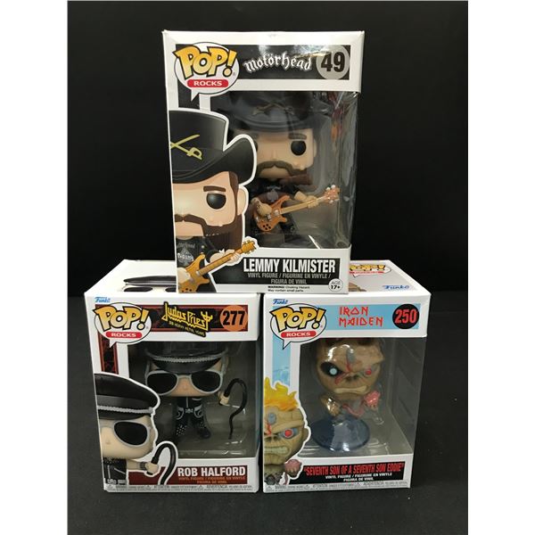 LOT OF 3 MUSIC FUNKO POPS IN ORIGINAL PACKAGING