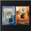 Image 1 : LOT OF 2 NFL ROOKIE PATCH CARDS (JEANTY,BROWN)