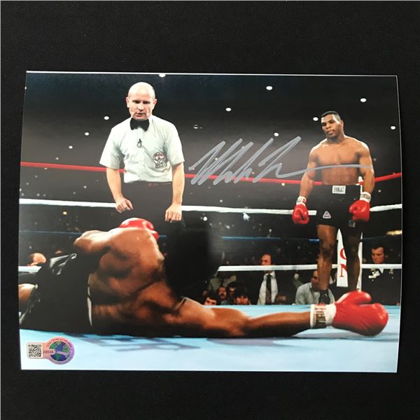 MIKE TYSON SIGNED 8X10 - WWOC COA