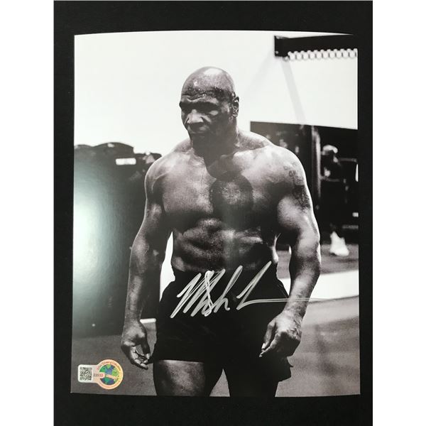 MIKE TYSON SIGNED 8X10 - WWOC COA