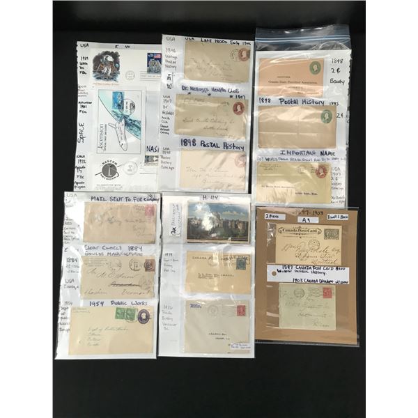 LOT OF STAMPS ON ENVELOPES