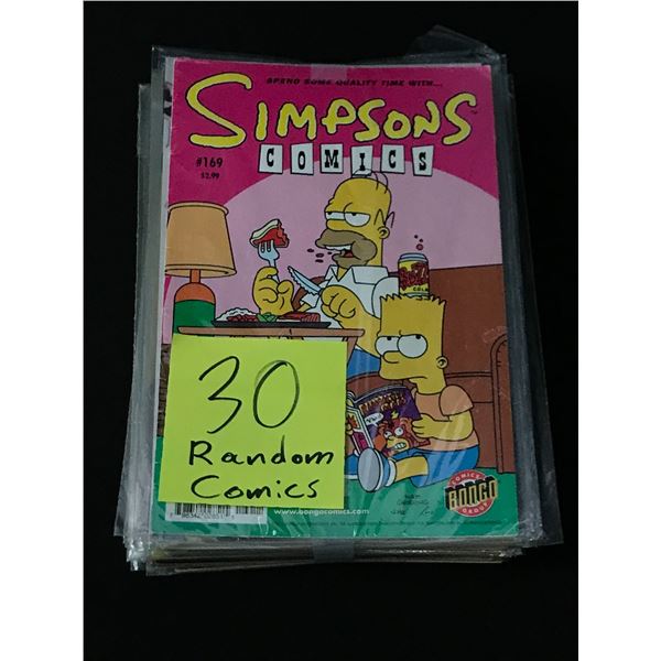 LOT OF 30 RANDOM COMICS