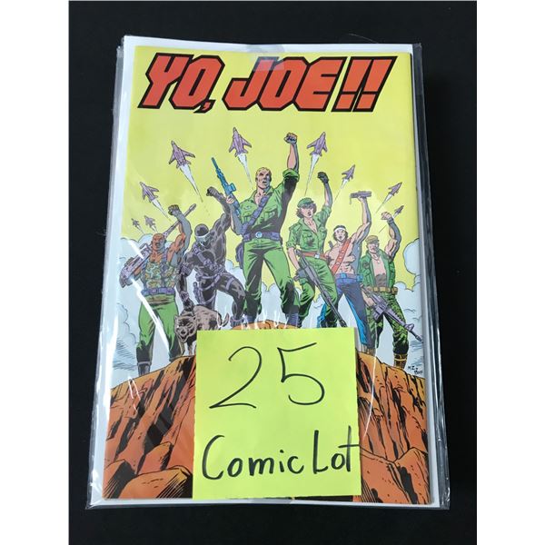 LOT OF 25 COMICS BAGGED AND BOARDED (MAINLY SUPERHERO)