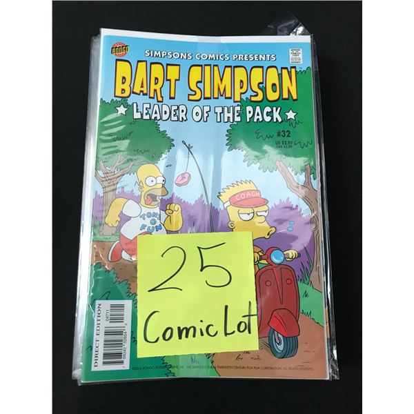 LOT OF 25 COMICS BAGGED AND BOARDED (MAINLY SUPERHERO)