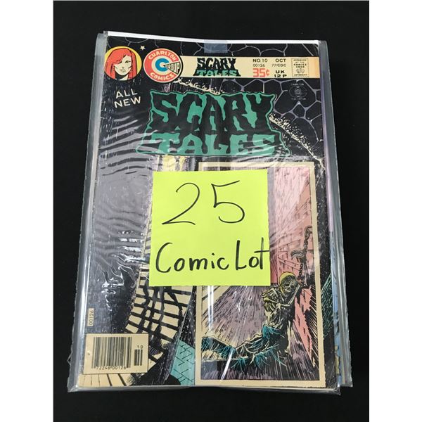 LOT OF 25 COMICS BAGGED AND BOARDED (MAINLY SUPERHERO)