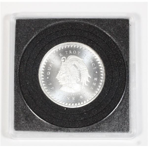 1/4 AZTEC CALENDAR SILVER ROUND