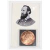 Image 1 : 1 OZ CIVIL WAR COPPER COIN WITH CARD