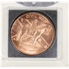 Image 2 : 1 OZ CIVIL WAR COPPER COIN WITH CARD
