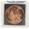 Image 3 : 1 OZ CIVIL WAR COPPER COIN WITH CARD