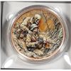 Image 2 : 1 OZ WARMONGER COLOURED COPPER ROUND