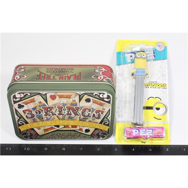 3 KINGS PLAIN TREE TOBACCO COMPANY TIN & MINIONS