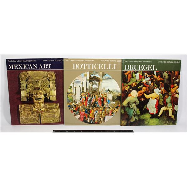THREE COLOUR LIBRARY OF ART PAPERBACKS INCLUDING*